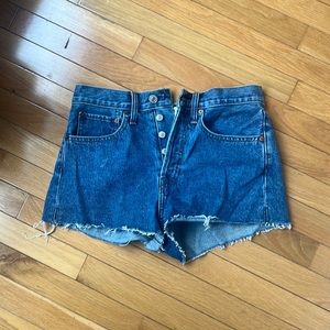 Re/done jean shorts, size 27